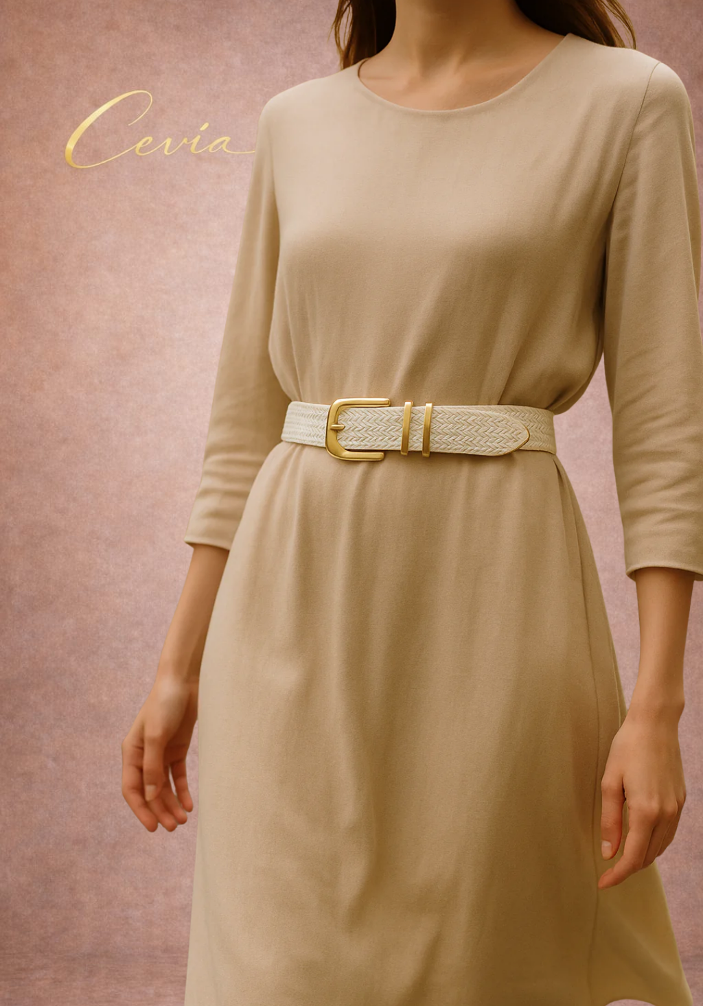 The Serinelle Woven Waist Belt