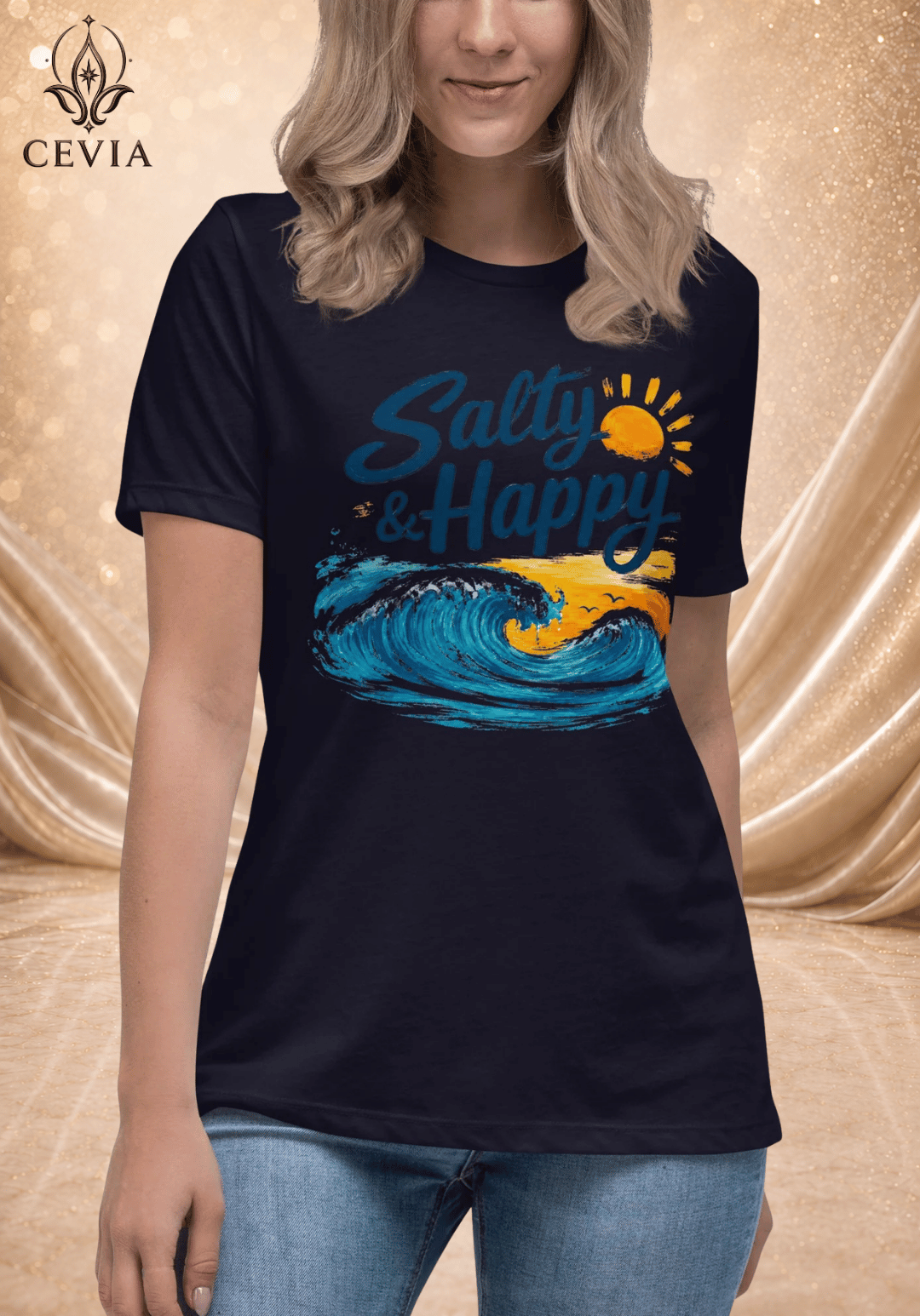 The Salty & Happy Graphic Tee