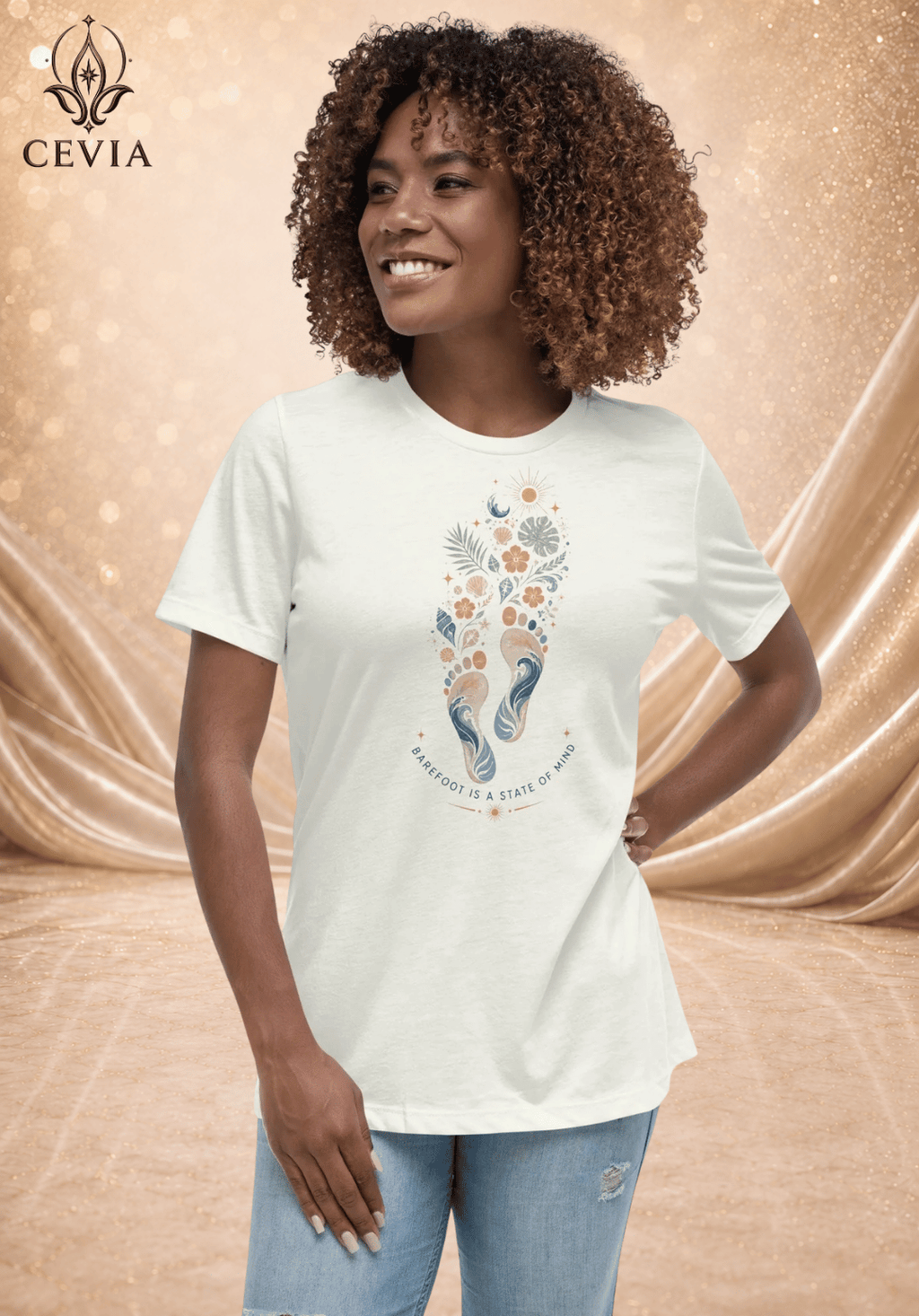 The Barefoot State of Mind Graphic Tee