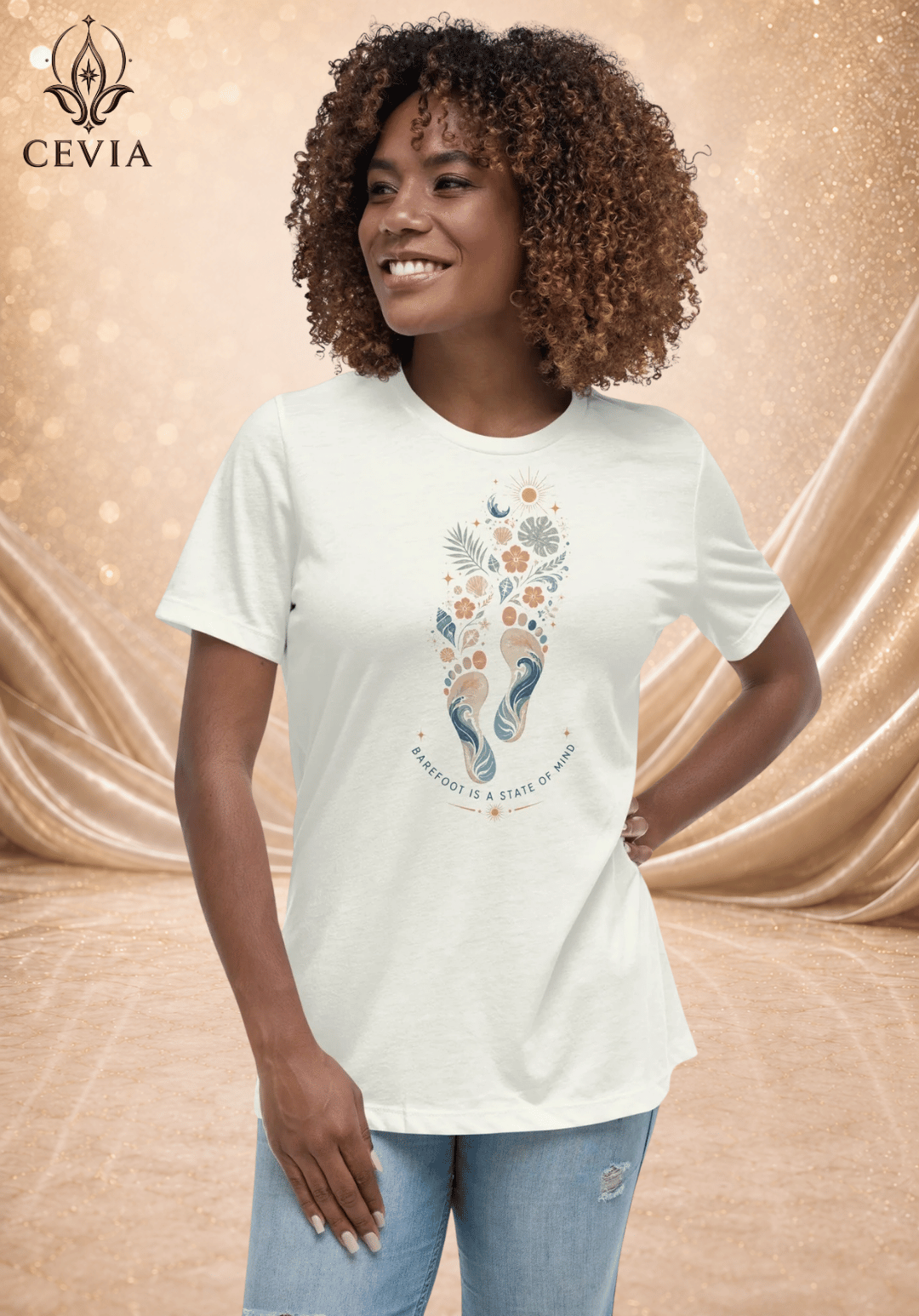 The Barefoot State of Mind Graphic Tee