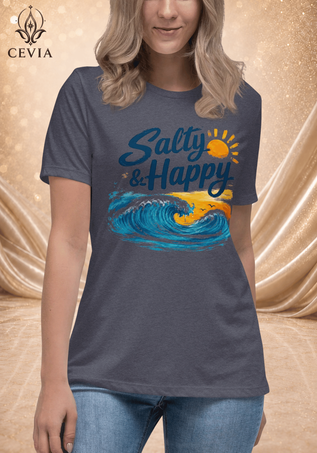 The Salty & Happy Graphic Tee