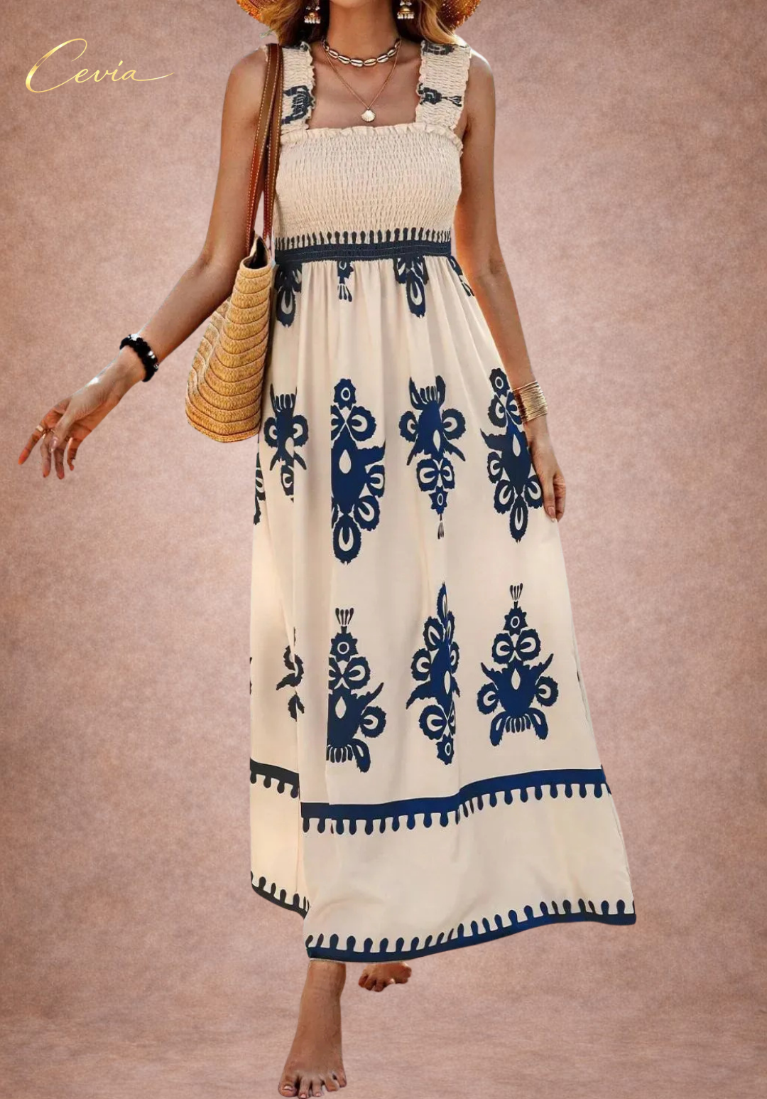 The Midnight Heritage Smocked Dress