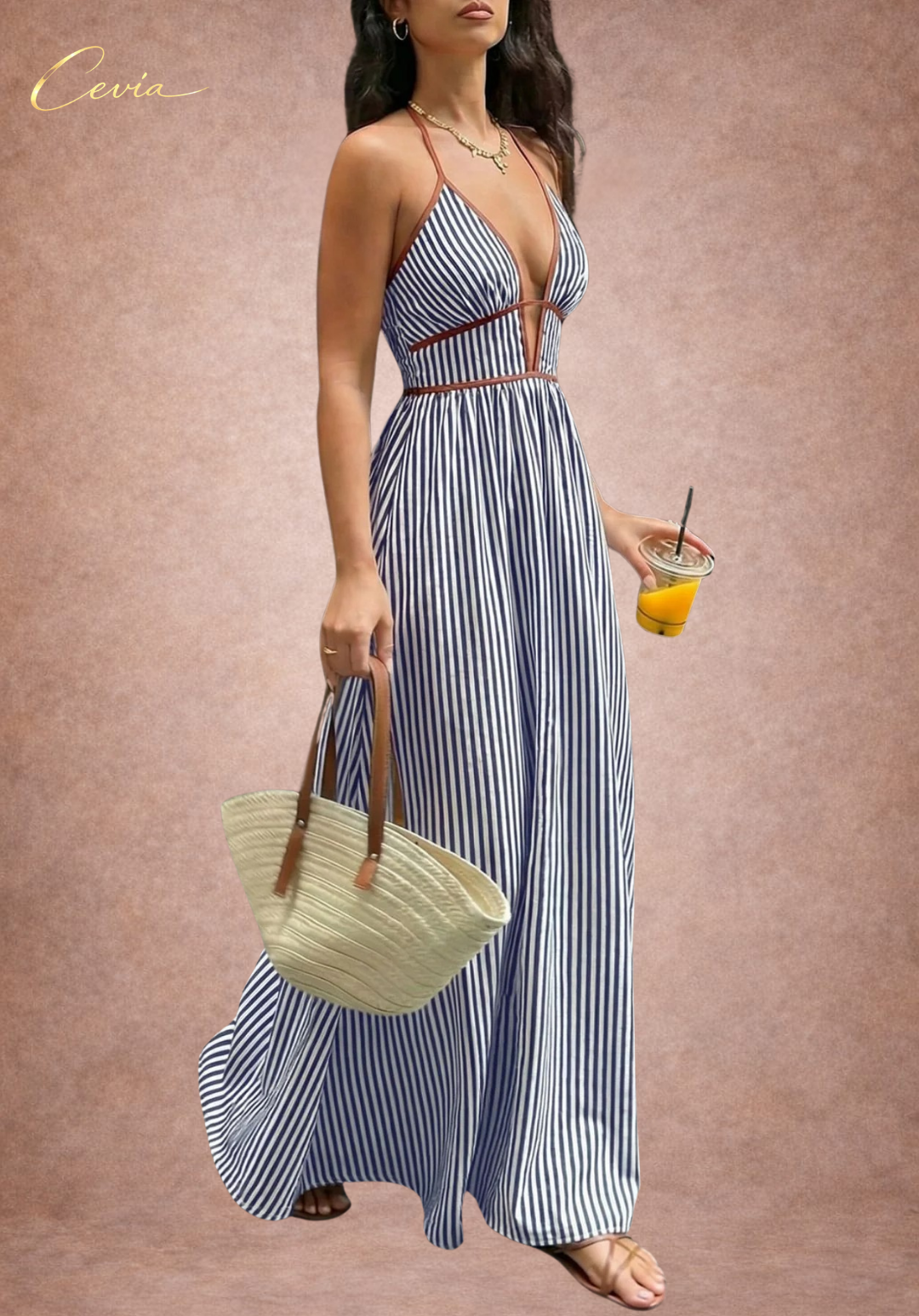 The Celestine Flowing Maxi Dress