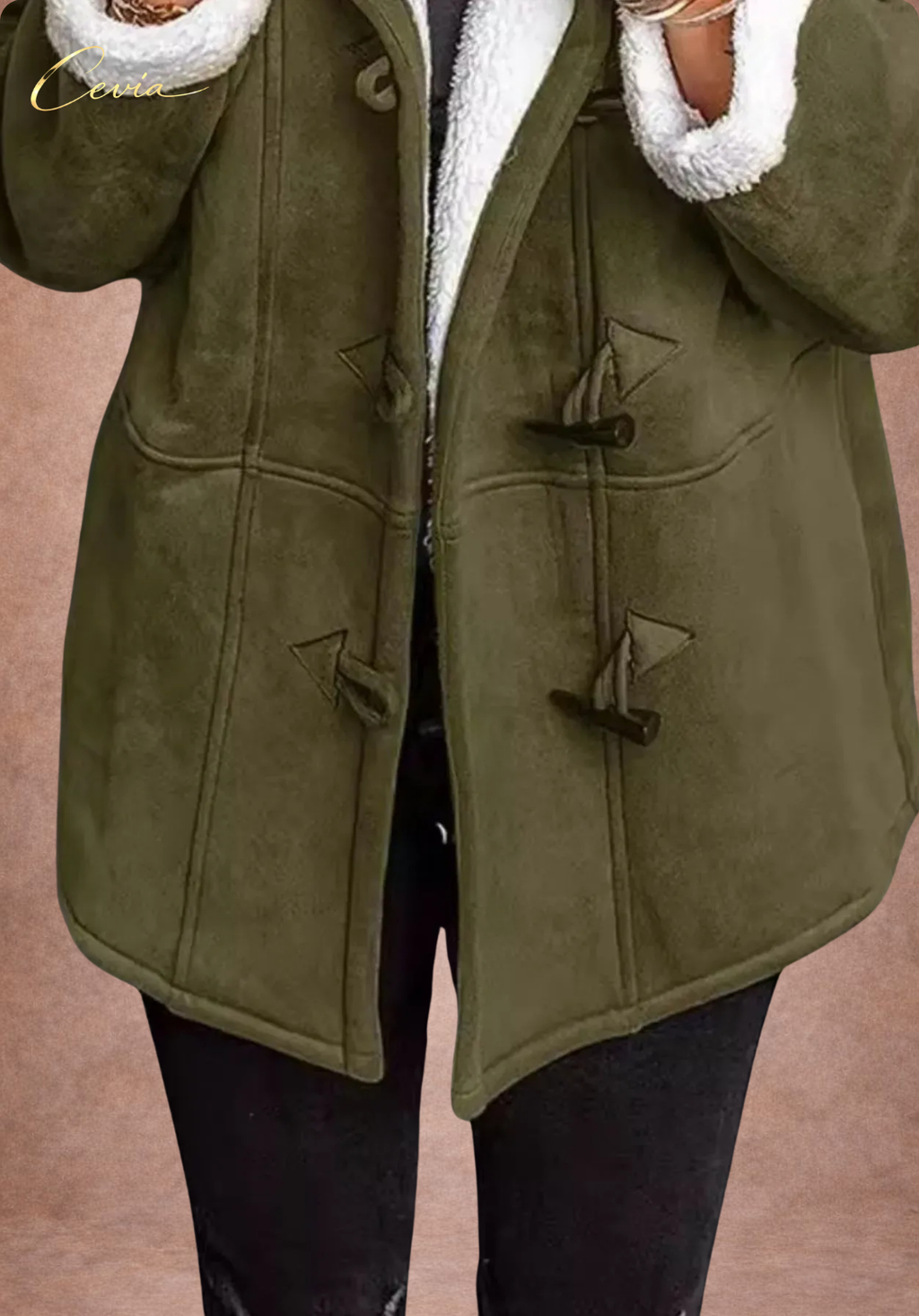 The Norabel Cozy Toggle Hooded Coat