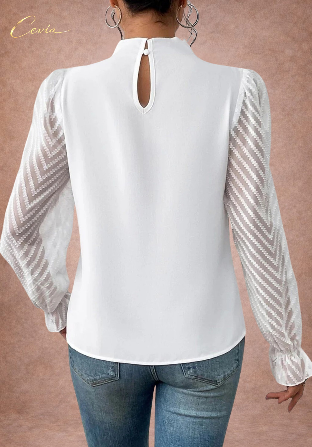 The Ivora Refined Sheer Blouse