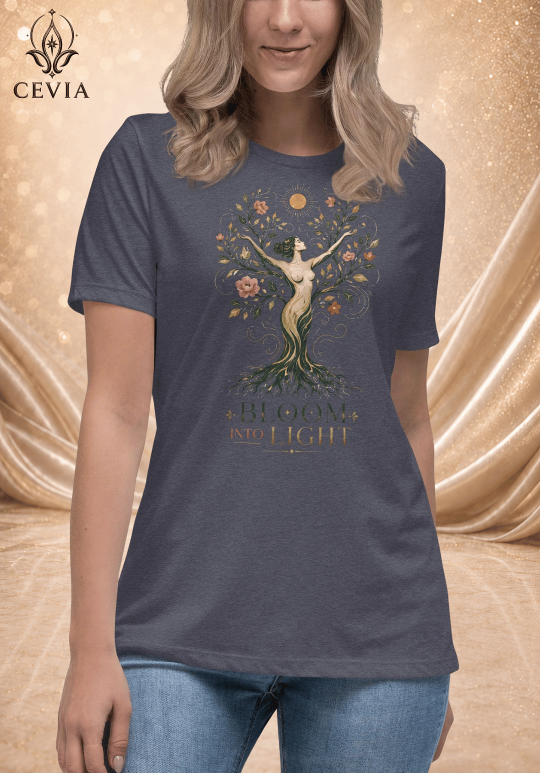 The Radiant Bloom Graphic Tee