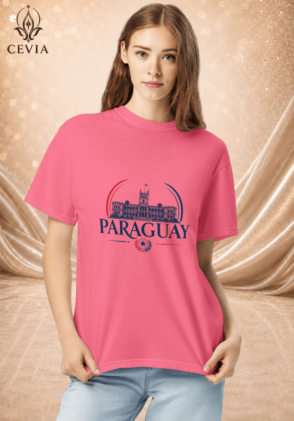 The Paraguay Supporter Graphic Tee