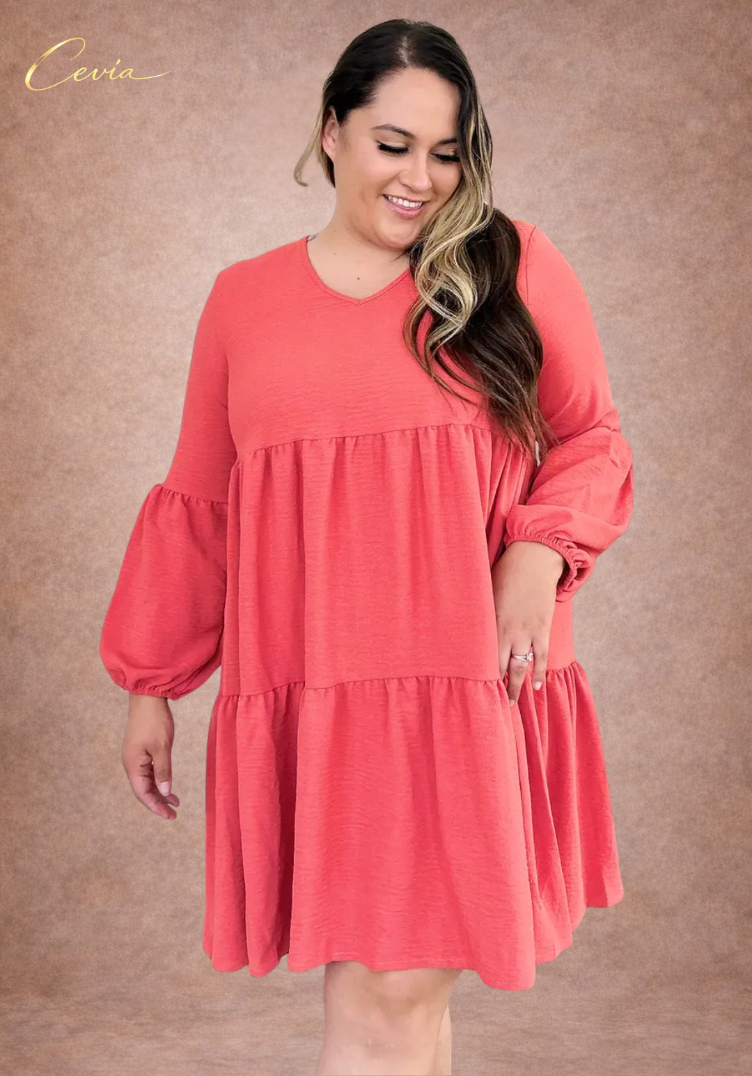 Tiered Ruffle Pocket Dress