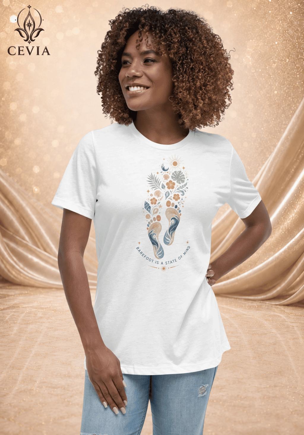 The Barefoot State of Mind Graphic Tee