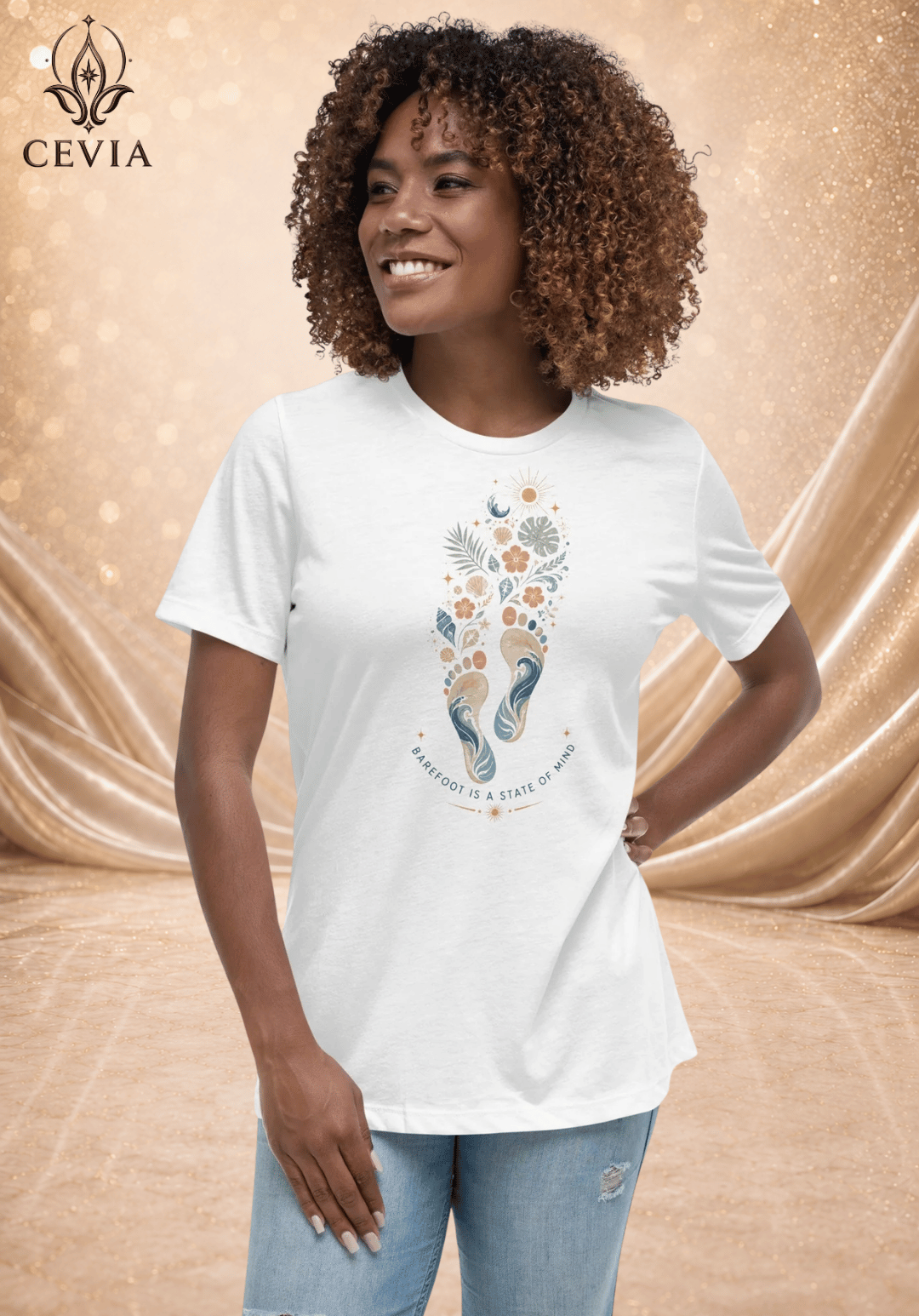 The Barefoot State of Mind Graphic Tee