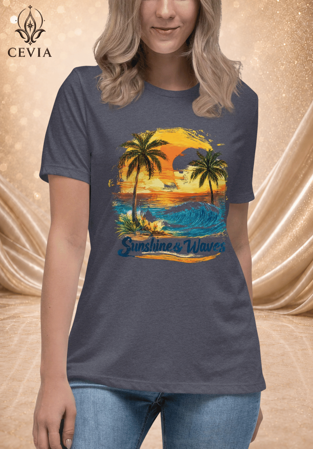 The Sunshine & Waves Graphic Tee