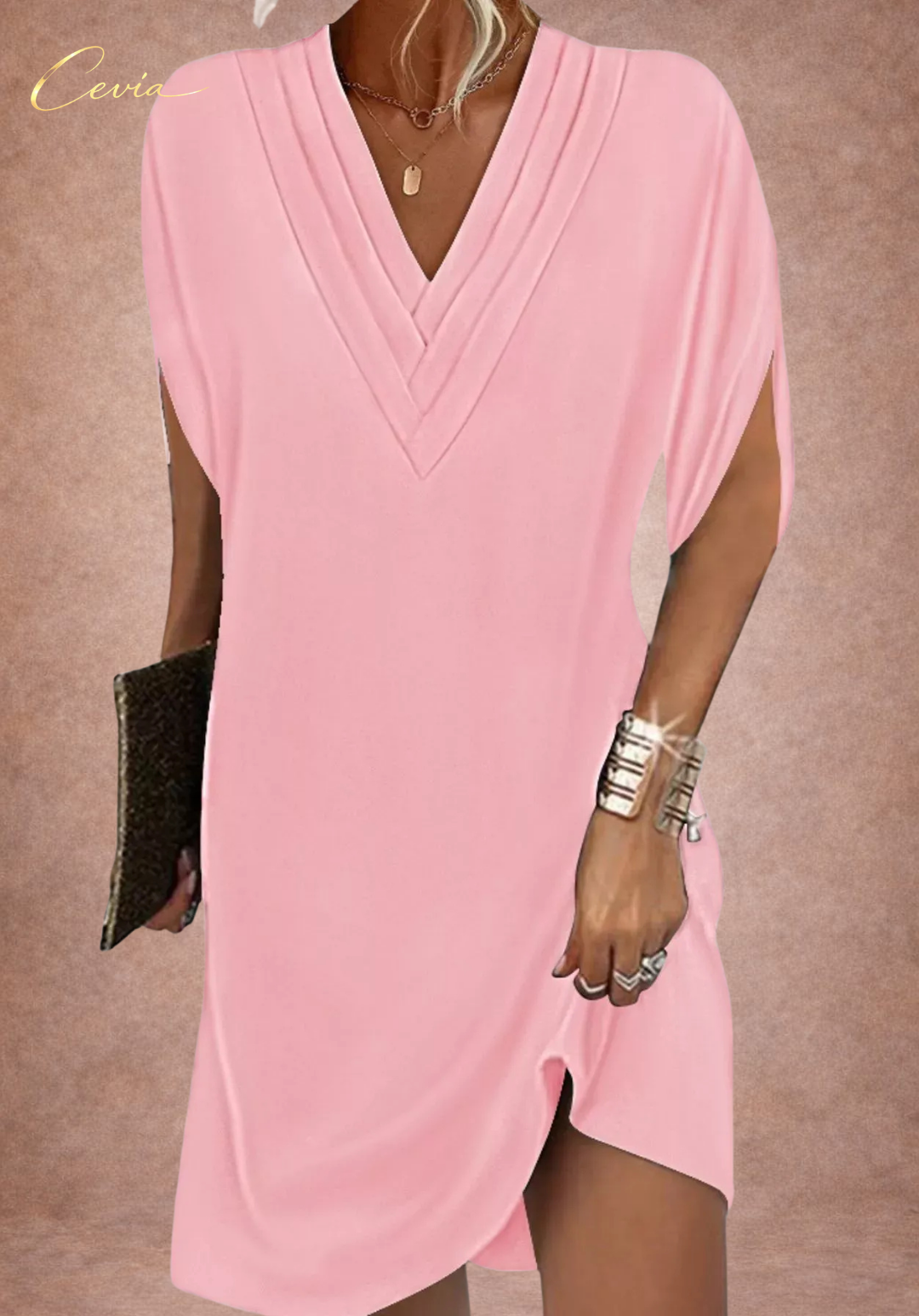 The Vivienne Draped Mini Dress