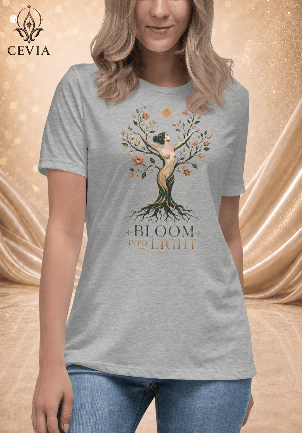 The Radiant Bloom Graphic Tee