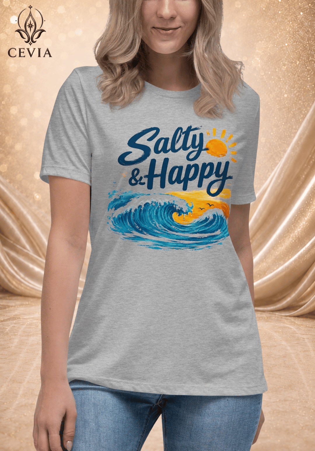 The Salty & Happy Graphic Tee