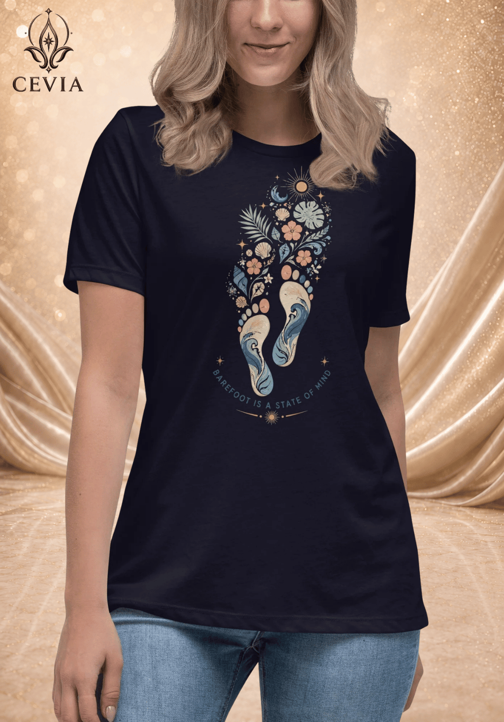 The Barefoot State of Mind Graphic Tee