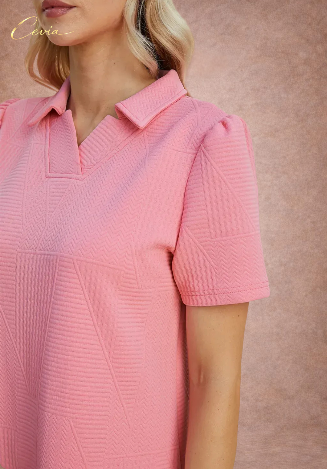 The Ivory Poise Textured Dress