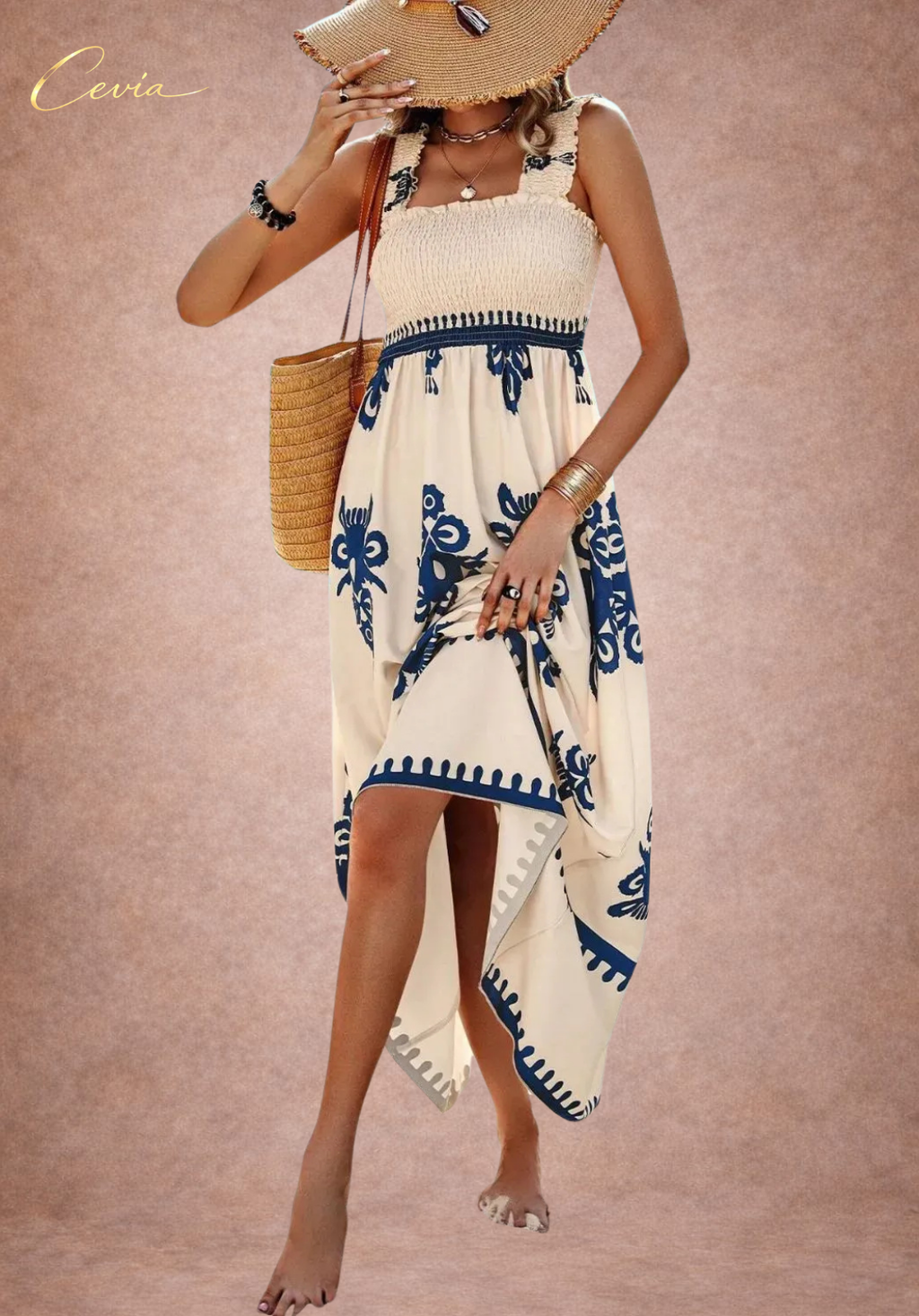 The Midnight Heritage Smocked Dress