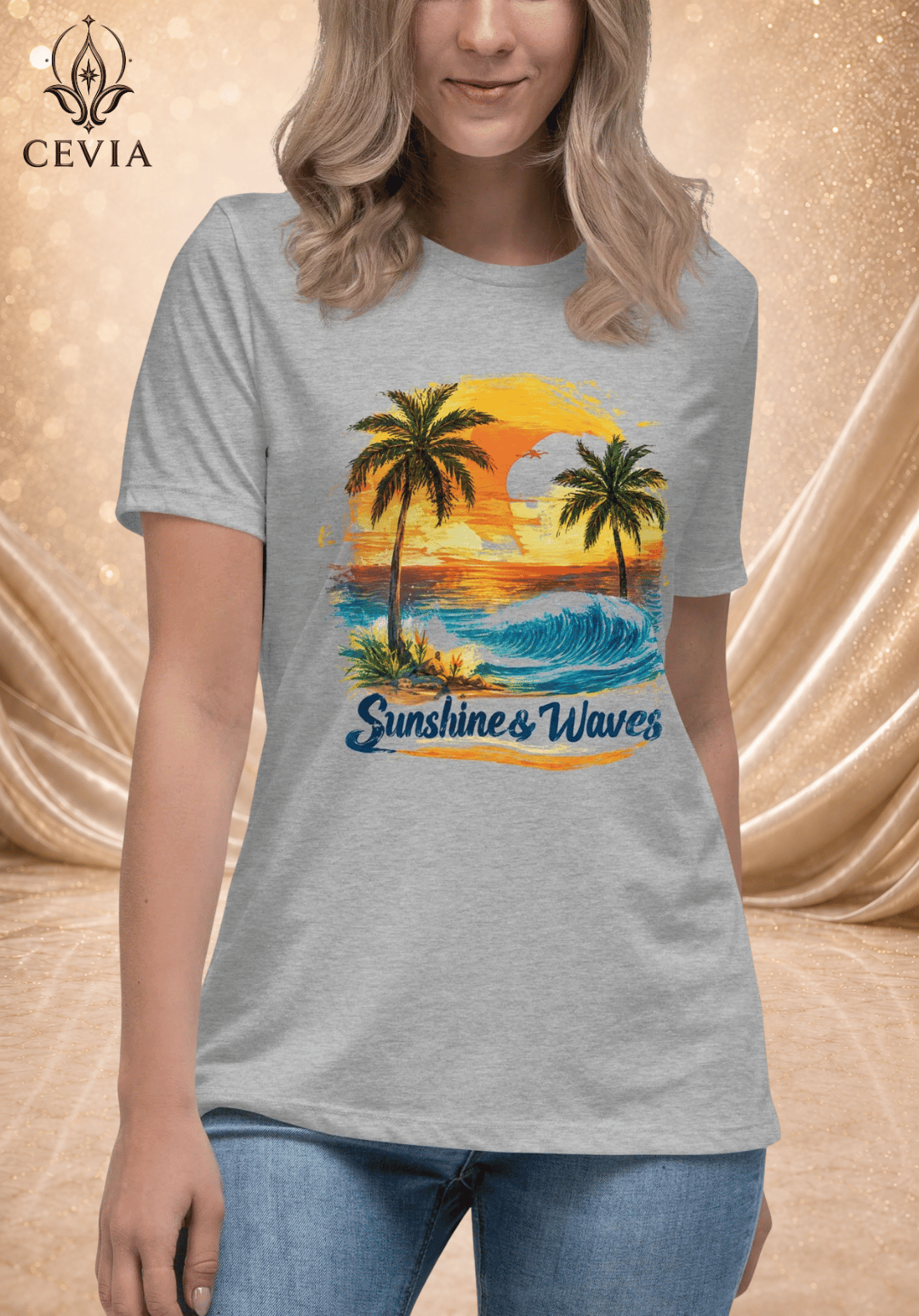 The Sunshine & Waves Graphic Tee