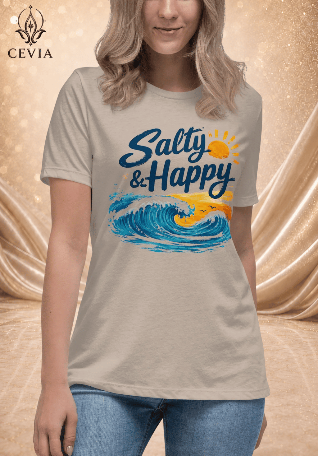 The Salty & Happy Graphic Tee