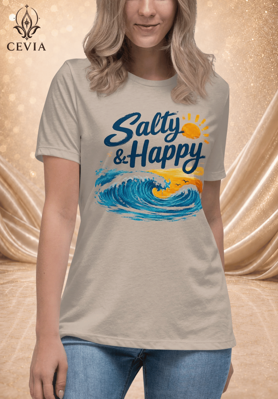 The Salty & Happy Graphic Tee