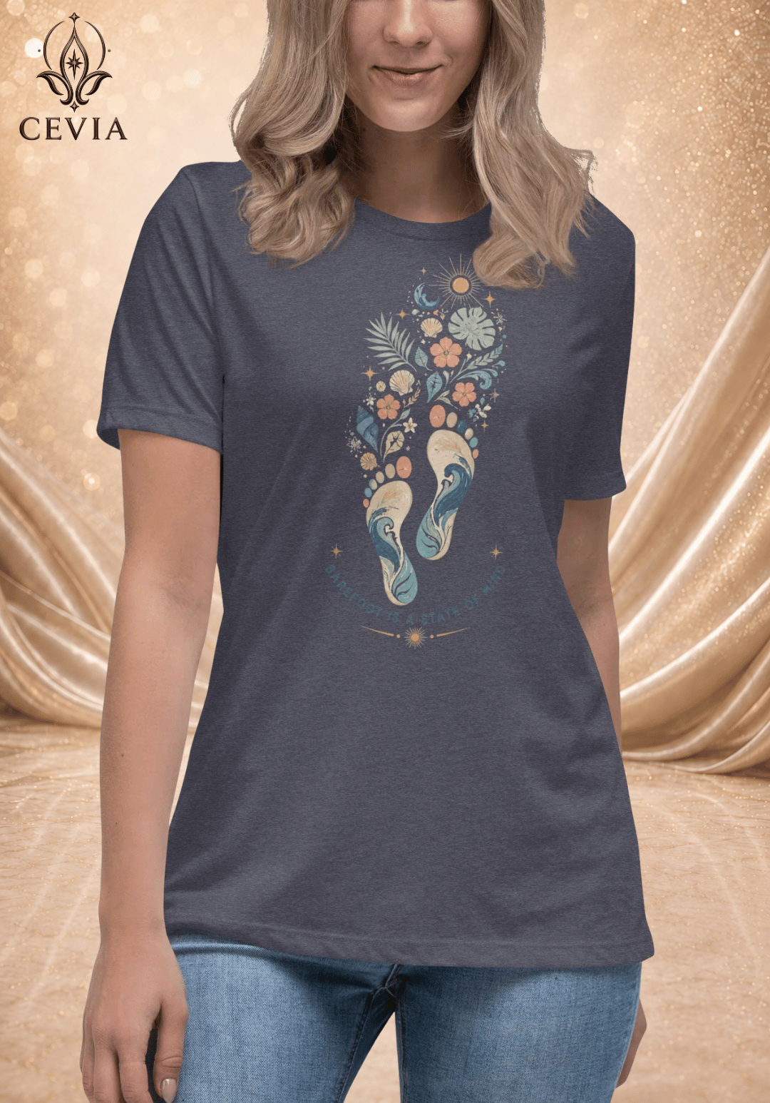 The Barefoot State of Mind Graphic Tee