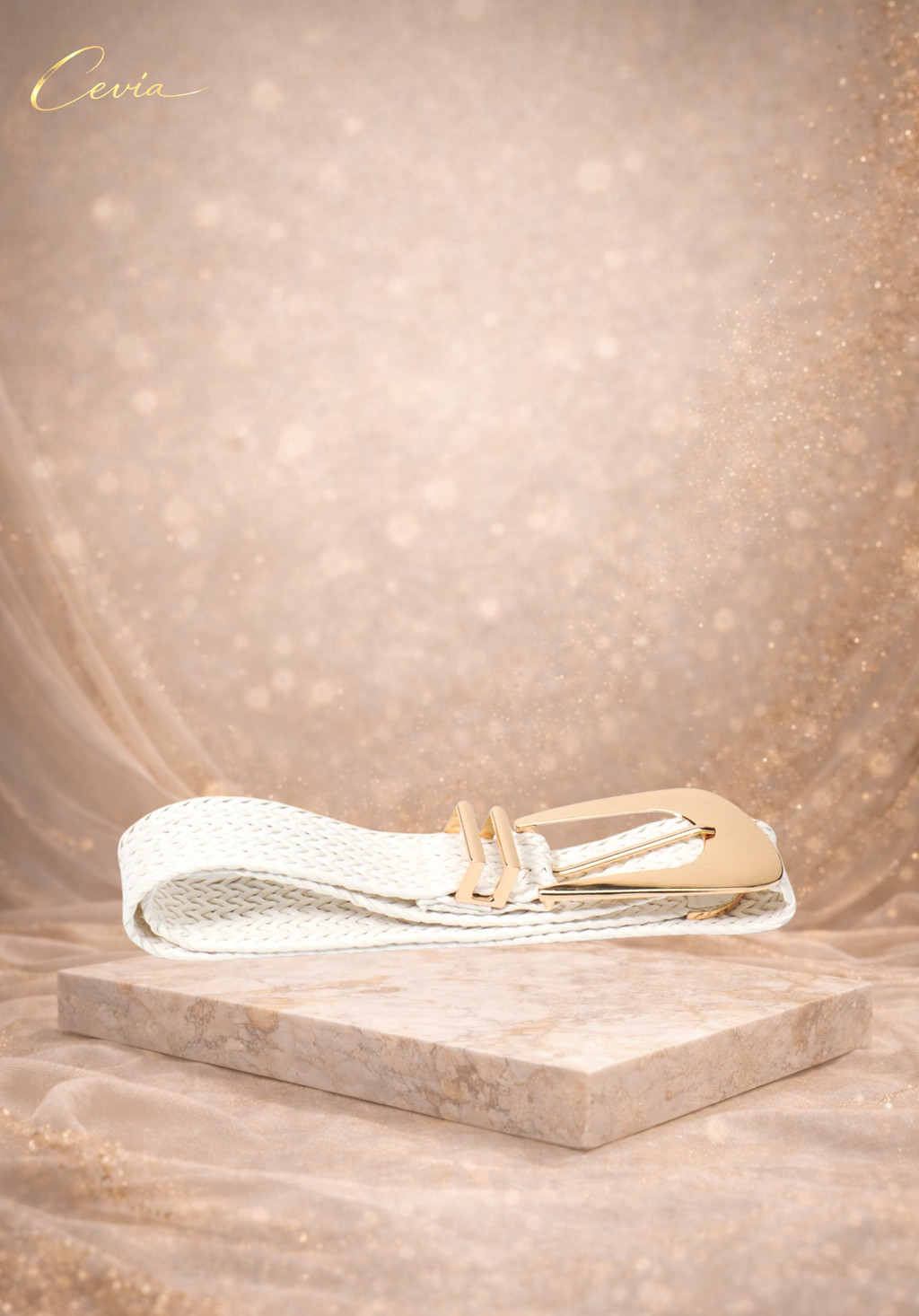 The Serinelle Woven Waist Belt