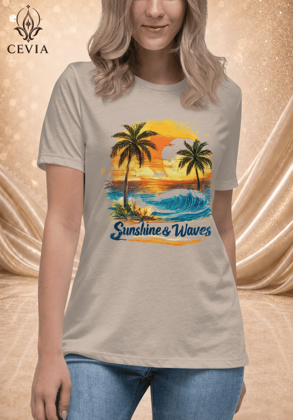 The Sunshine & Waves Graphic Tee