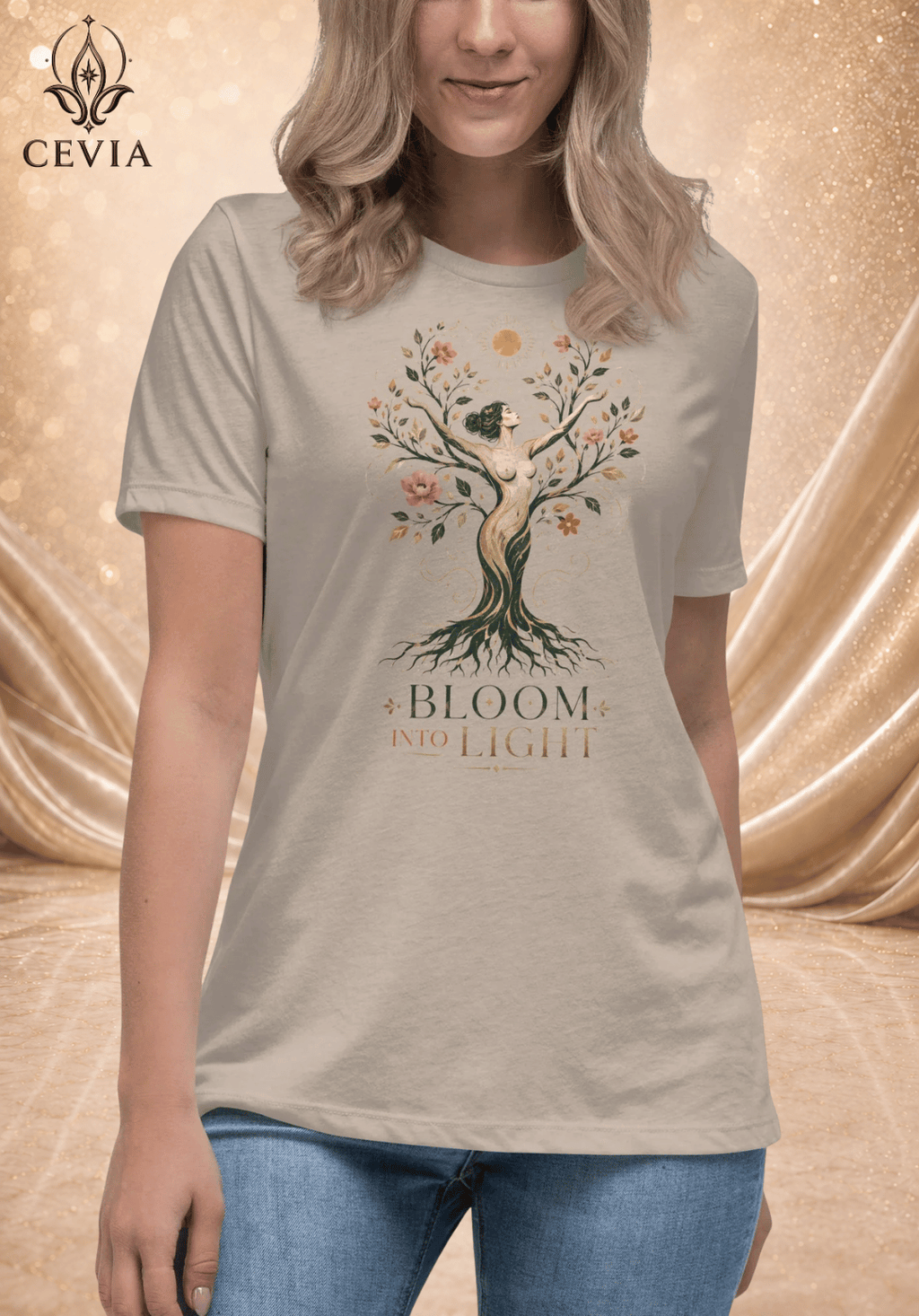 The Radiant Bloom Graphic Tee