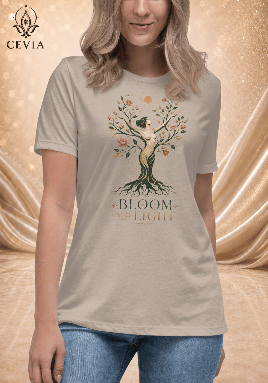 The Radiant Bloom Graphic Tee