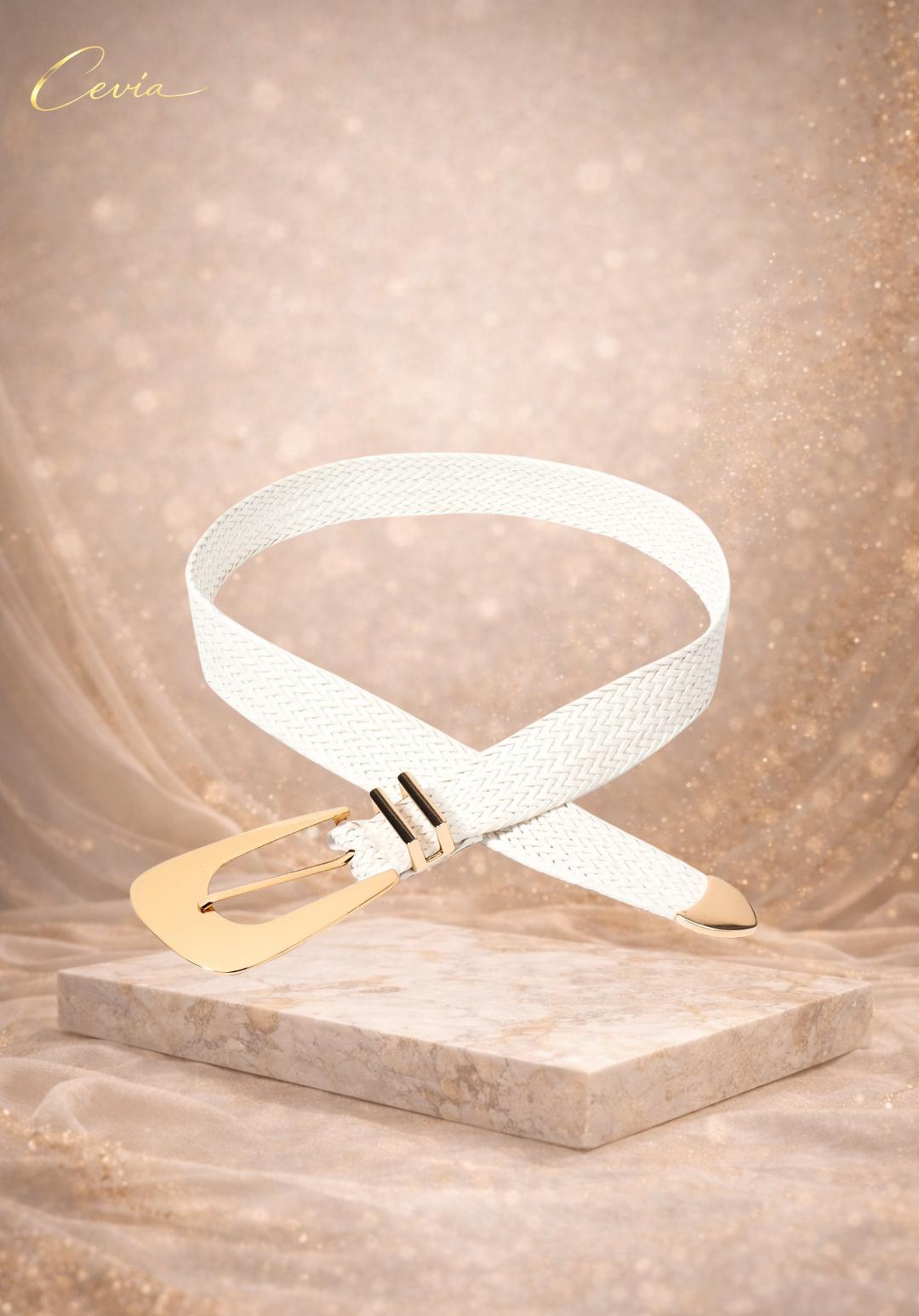 The Serinelle Woven Waist Belt