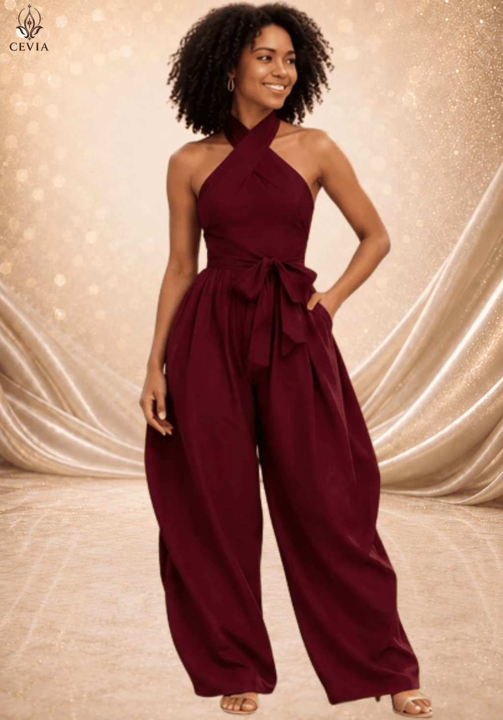 The Élan Crisscross Jumpsuit