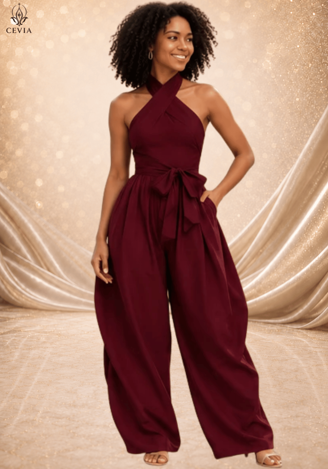 The Élan Crisscross Jumpsuit
