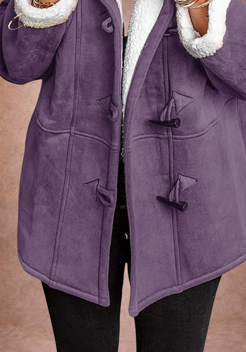 The Norabel Cozy Toggle Hooded Coat