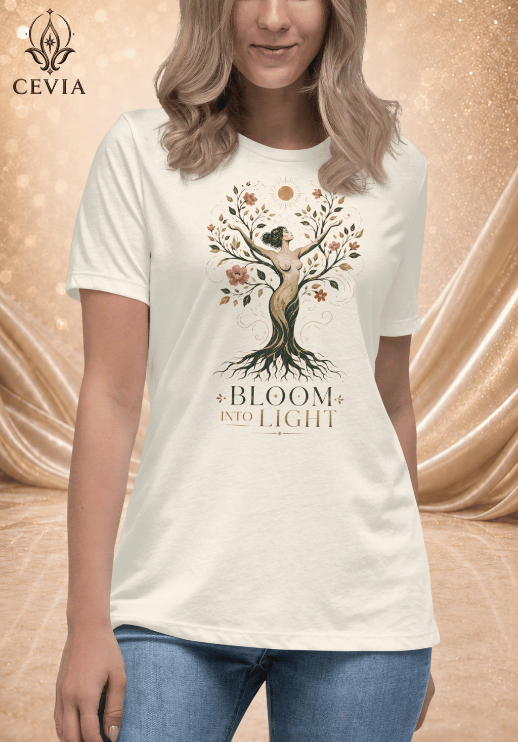 The Radiant Bloom Graphic Tee