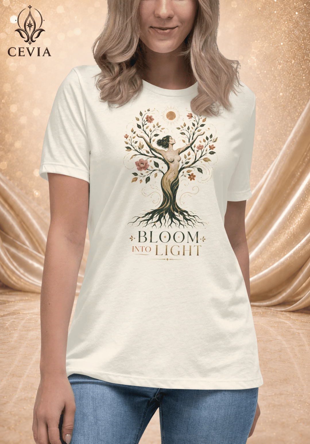 The Radiant Bloom Graphic Tee