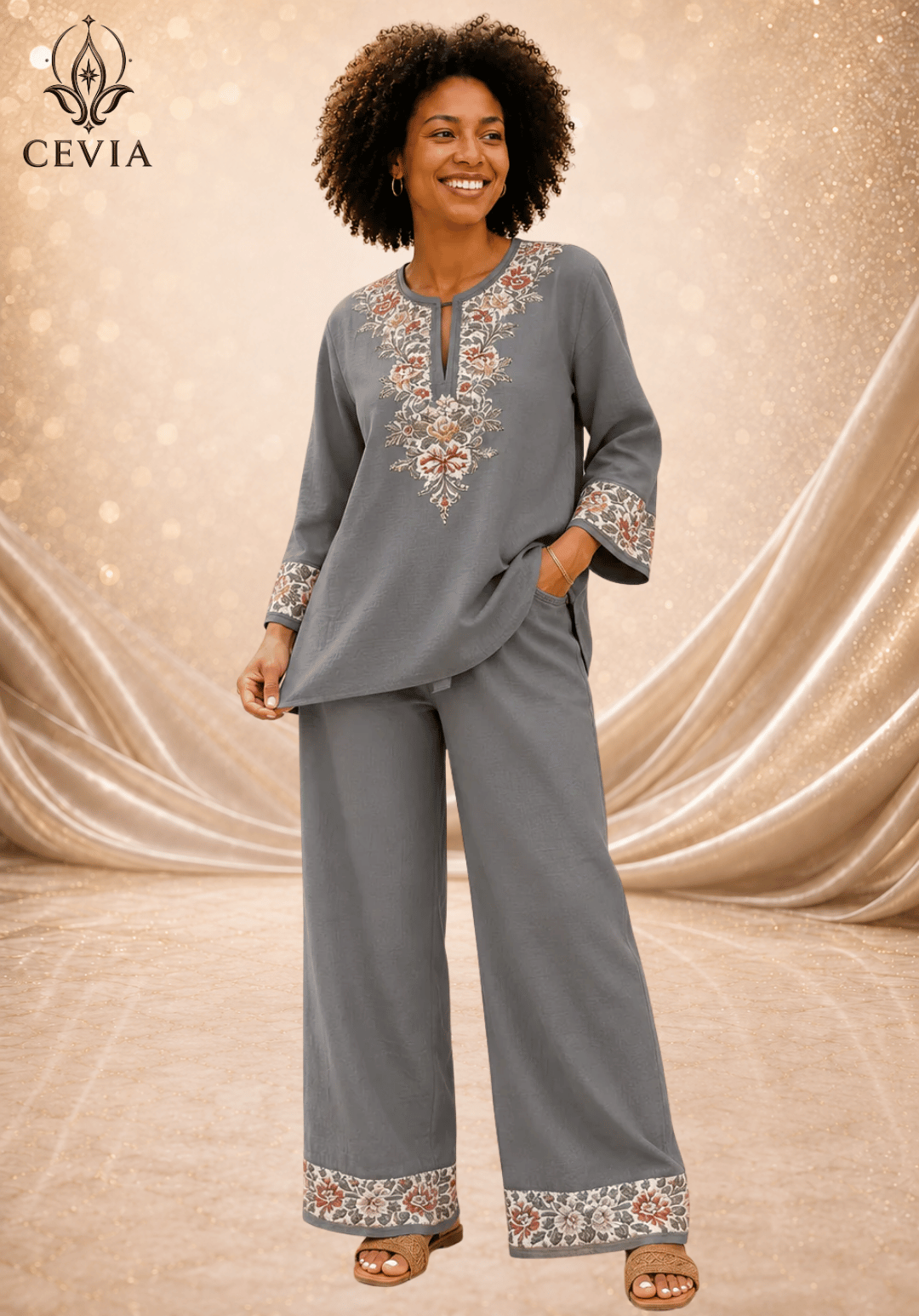 The Heritage Bloom Two-Piece Set