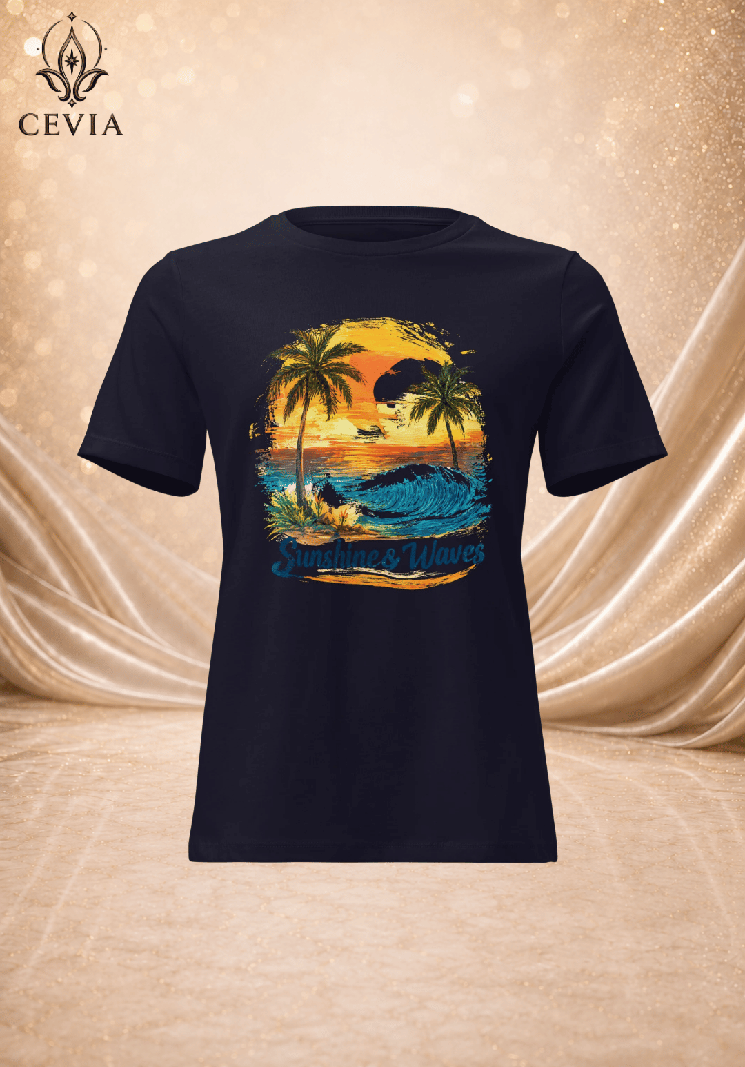 The Sunshine & Waves Graphic Tee