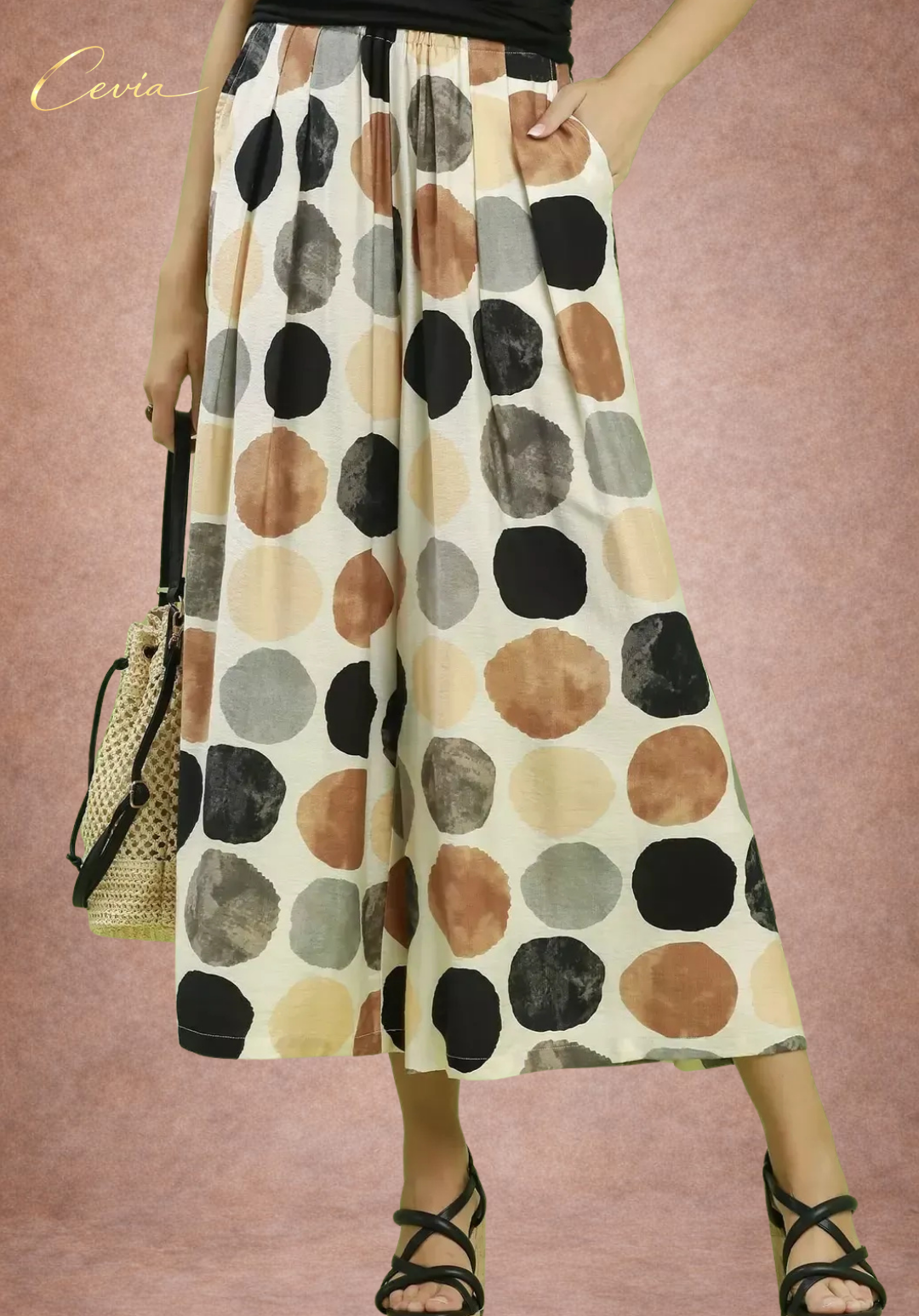 The Monet Dots Palazzo Trousers