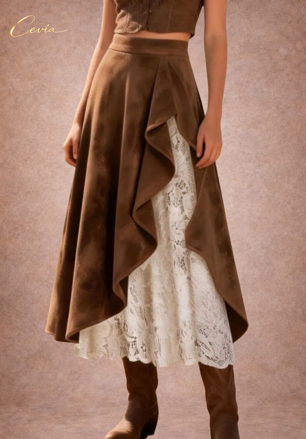 The Vintage Lace Cascade Skirt