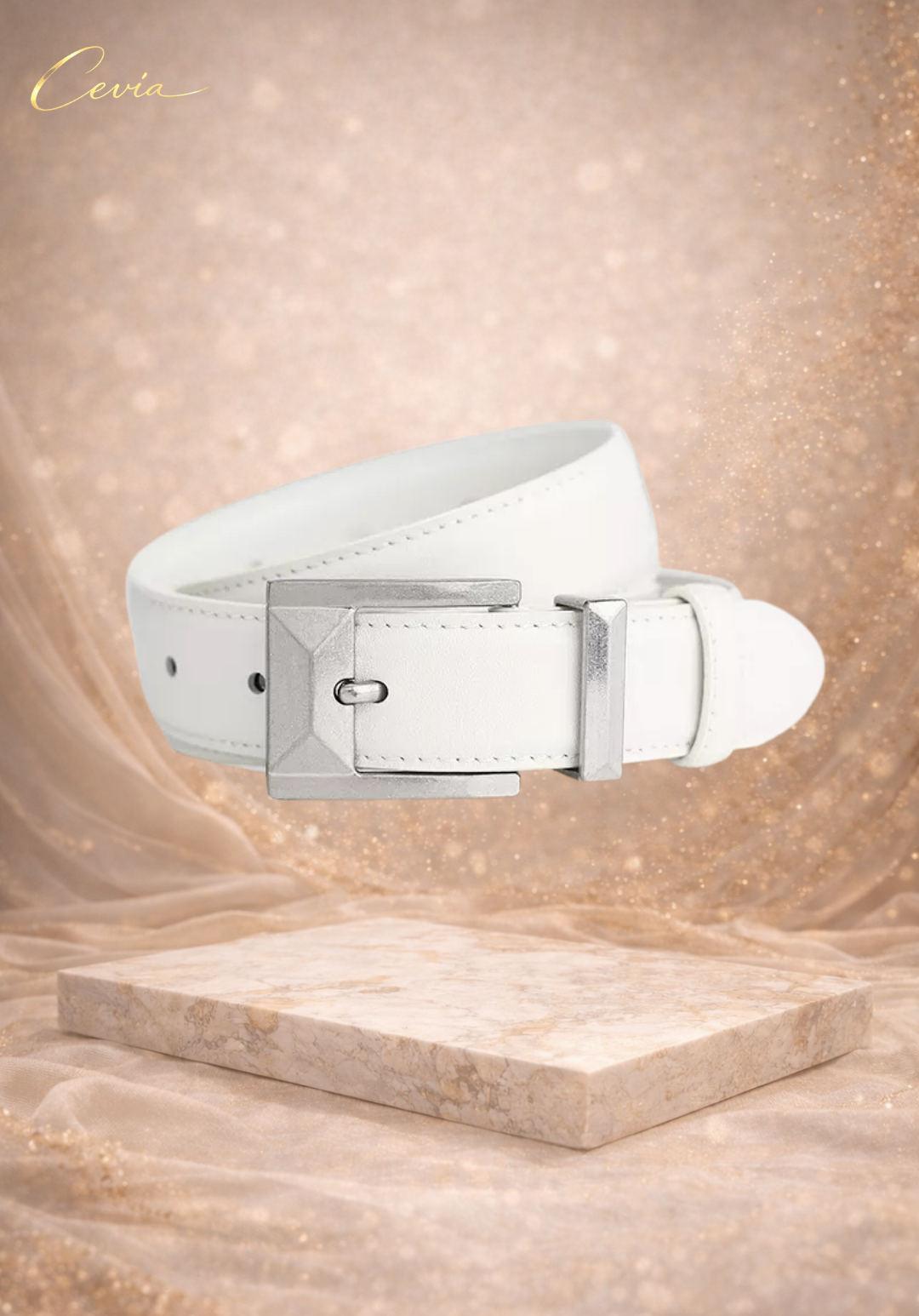 The Novara Structured Leather Belt