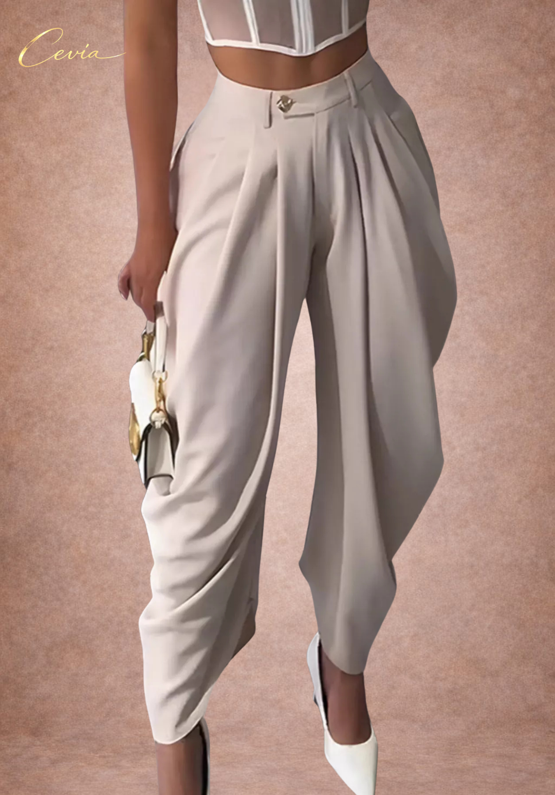 The Sculpted Draped Trousers