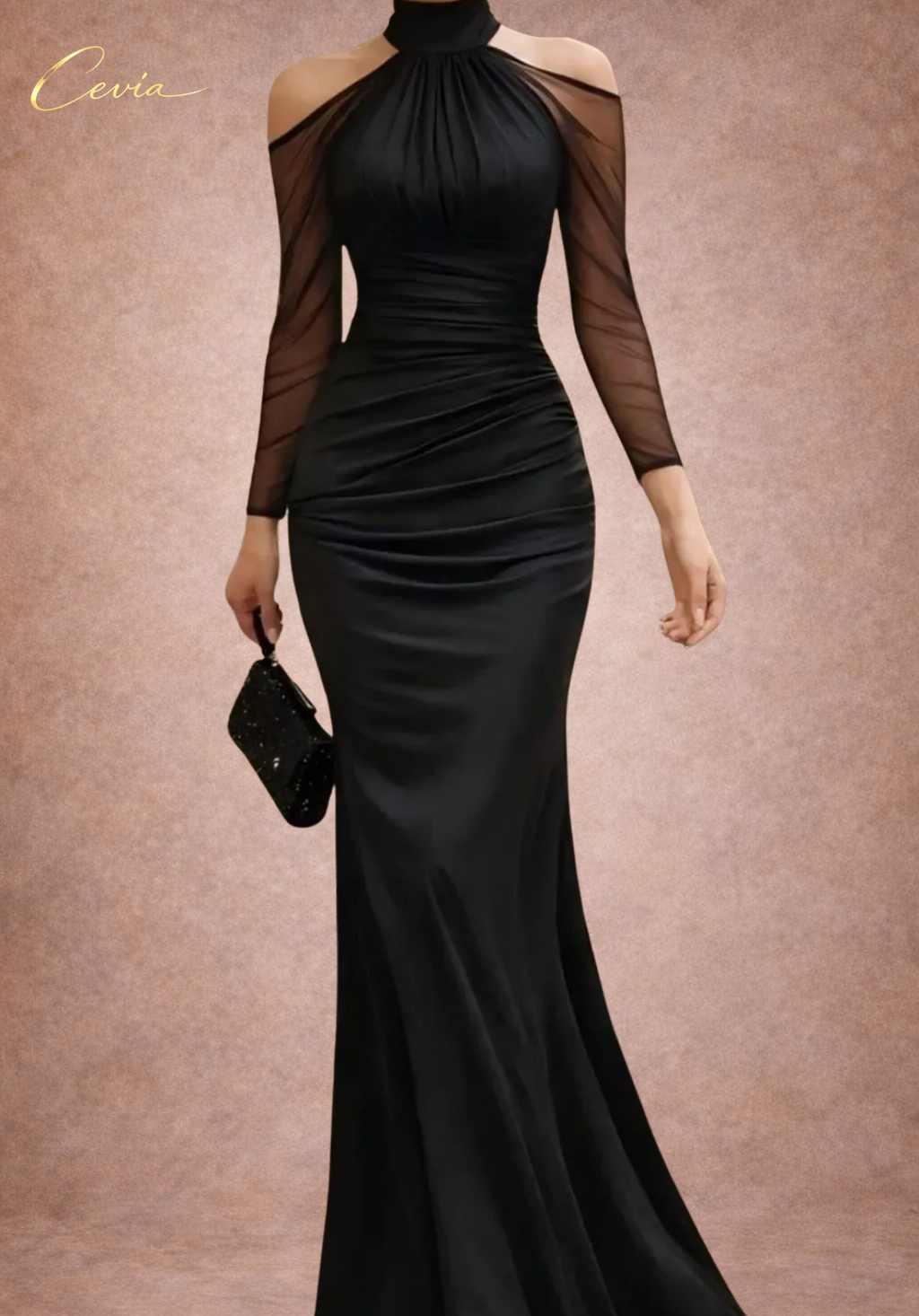 The Celeste Mirage Evening Dress