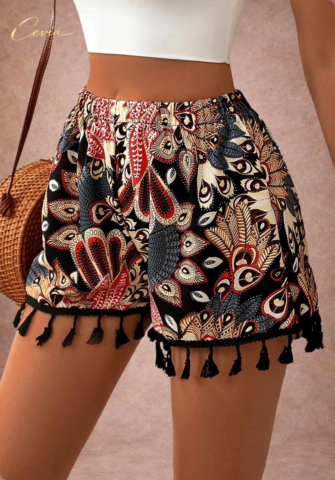 The Marbella Tassel Resort Shorts
