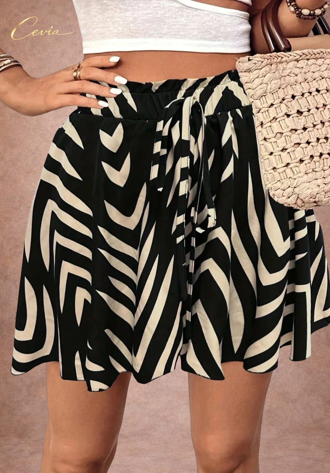 The Safari Flow Printed Shorts