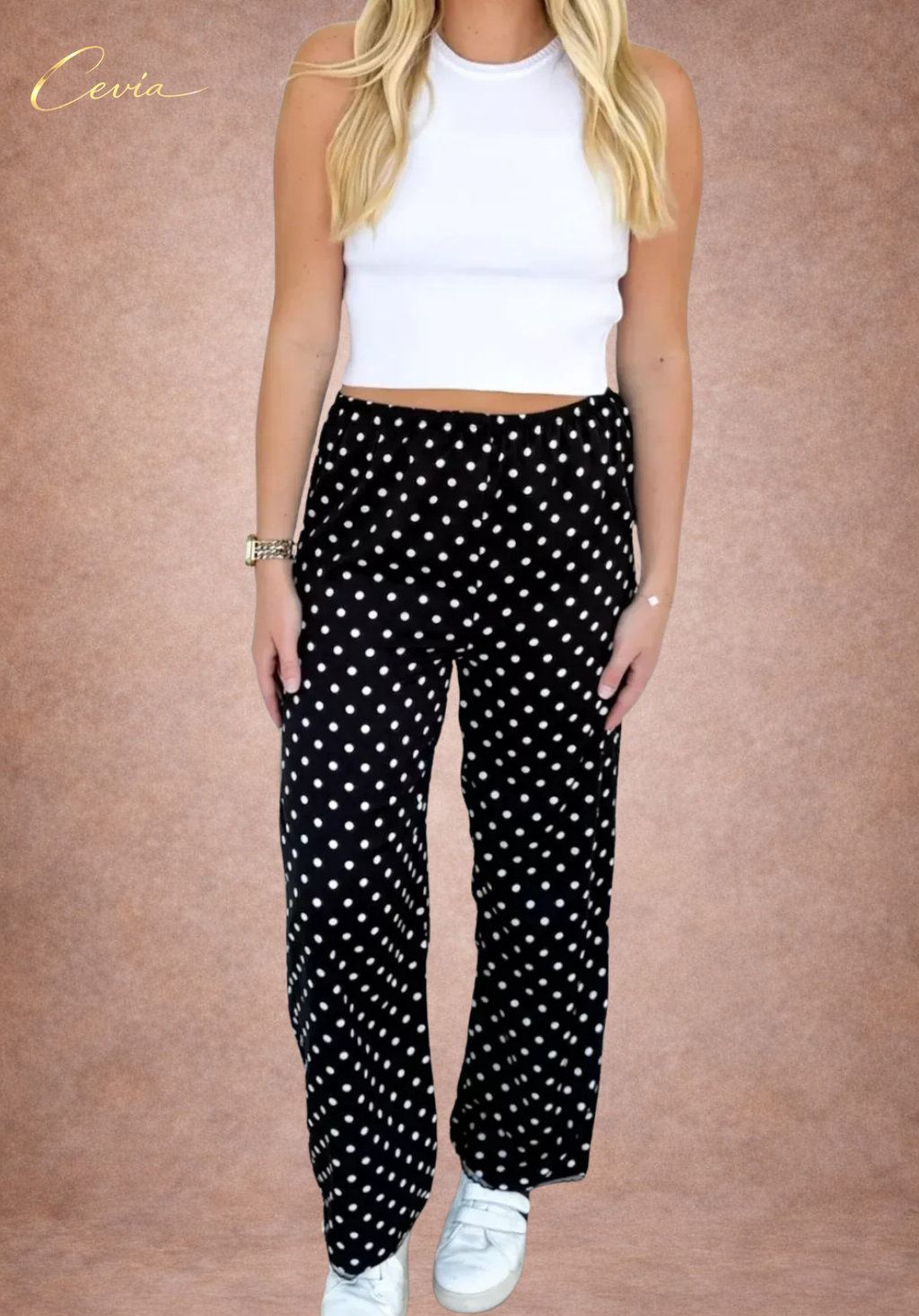 The Midnight Muse Polka Dot Trousers