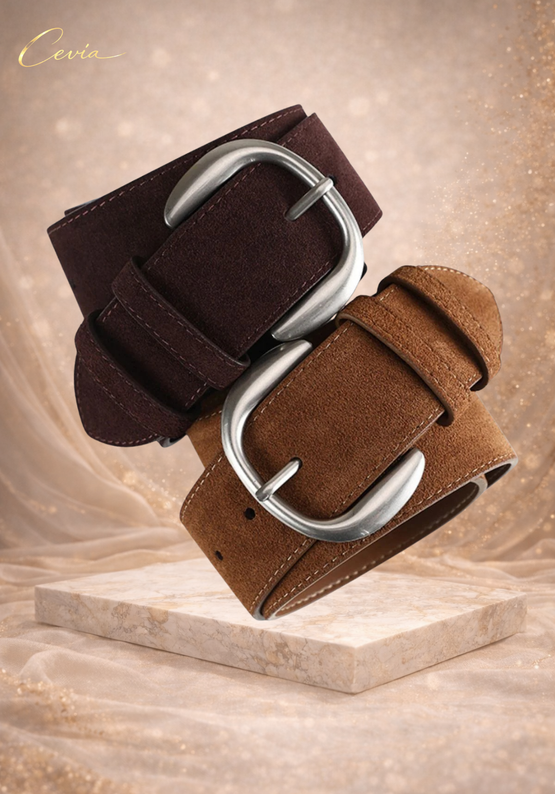 The Aurelia Wide Leather Belt