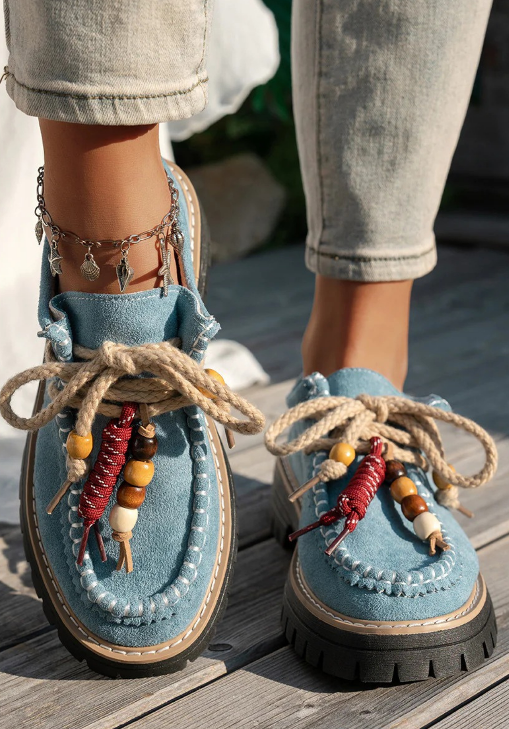 The Nomad Charm Moccasin Shoes