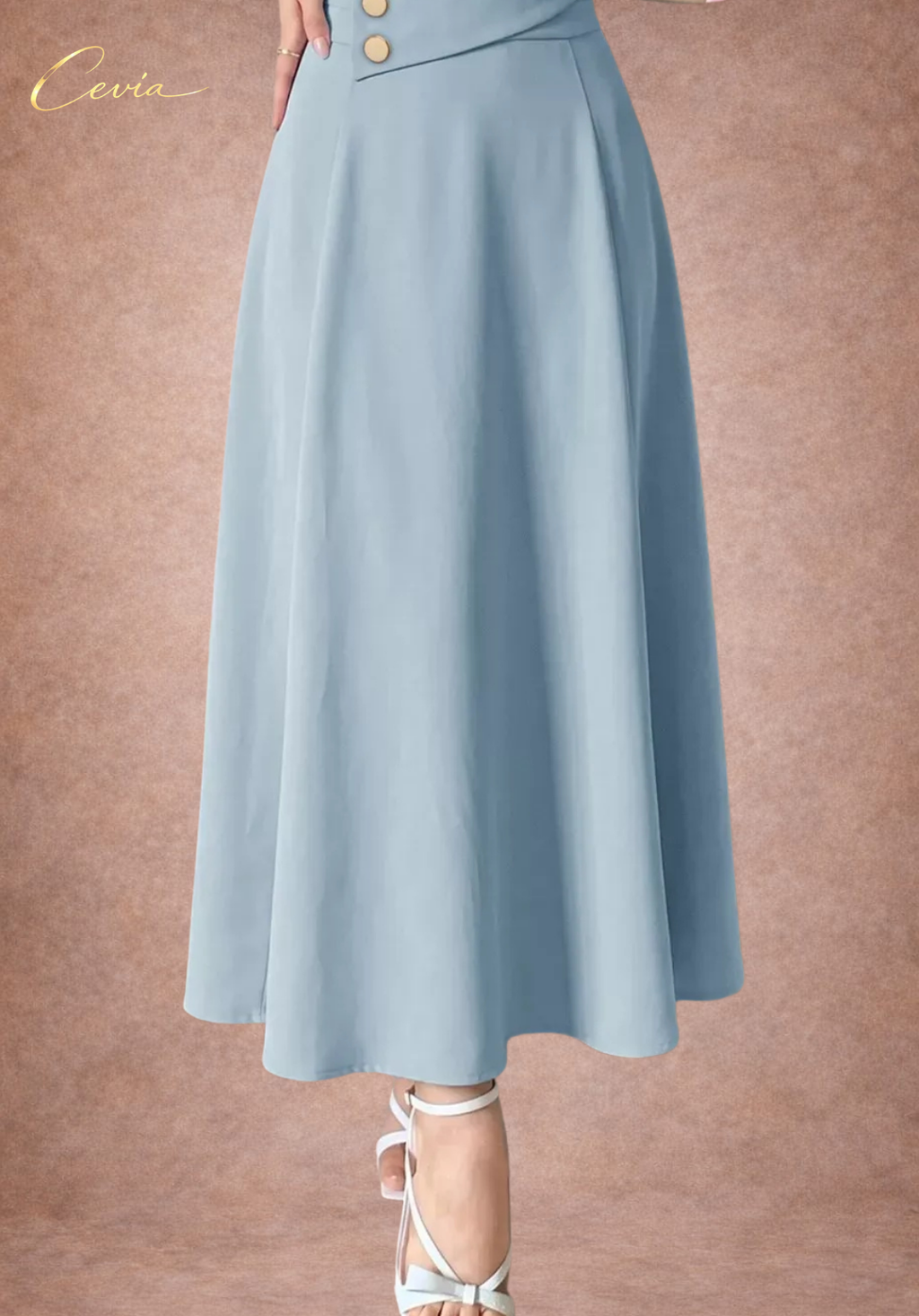 The Graceful Serenity Maxi Skirt