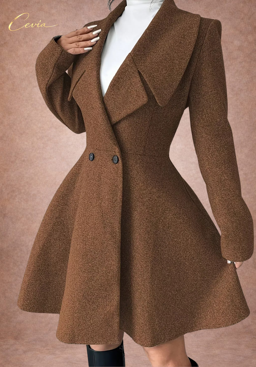 Urban Luxe Flare Coat
