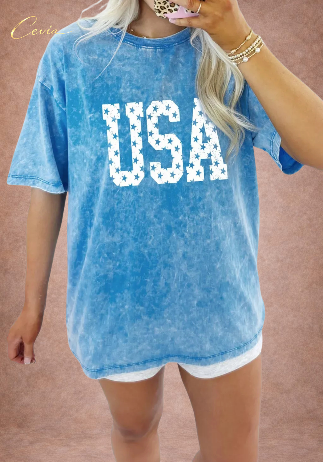 The Vintage USA Oversized Cotton Tee
